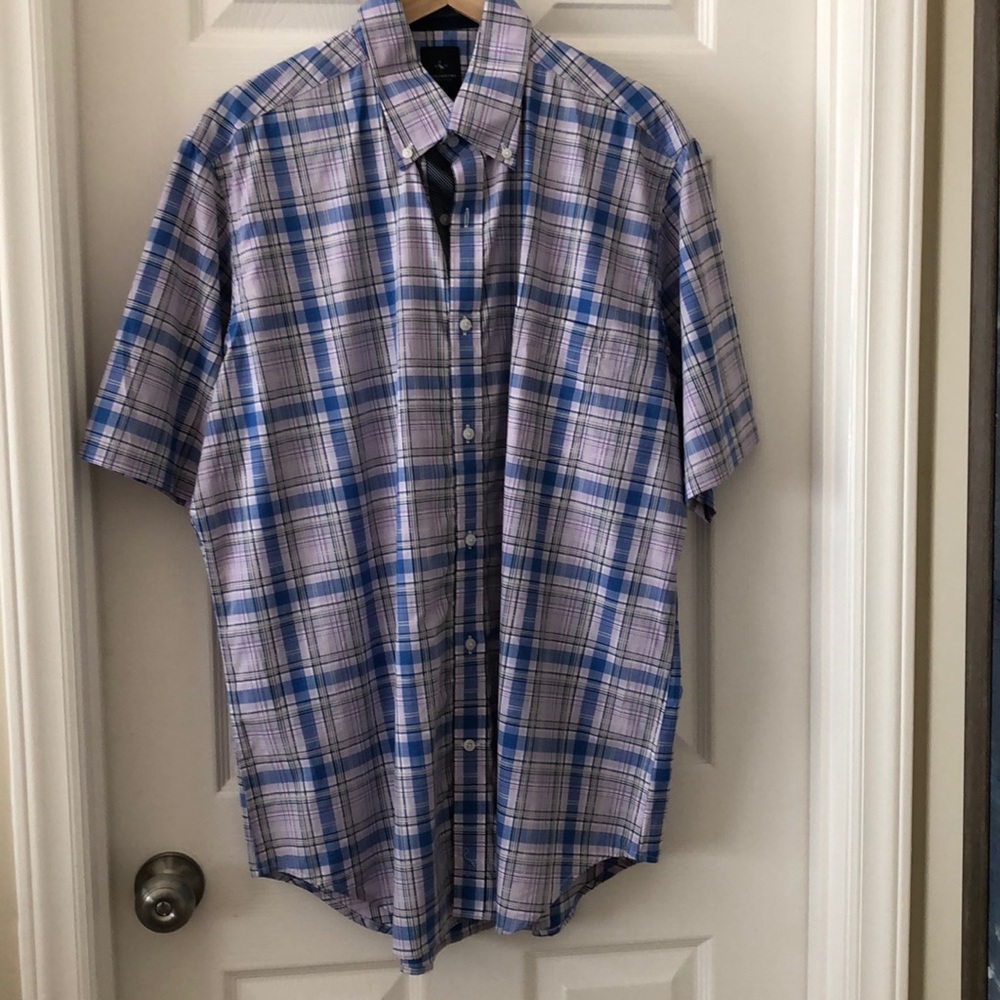 TAILORBYRD Men’s Short Sleeve Button Down